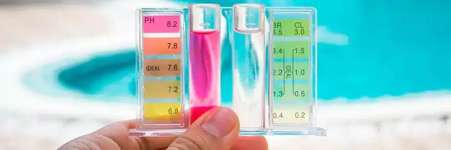 Medidor de água de piscina colorido